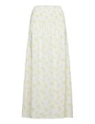 Smock Maxi Skirt Maxiklänning Festklänning Multi/patterned Gina Tricot