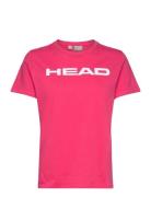 Club Lucy T-Shirt Women Sport T-shirts & Tops Short-sleeved Pink Head
