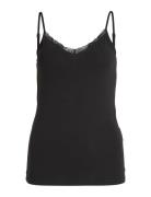 Vila Vidaisy Lace Singlet - Svart