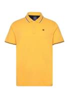 Polo Tops Polos Short-sleeved Yellow Champion