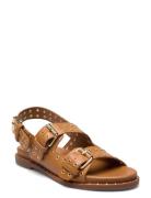 Sandal Platta Sandaler Brown Sofie Schnoor