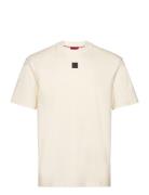 Dalile Designers T-shirts Short-sleeved Cream HUGO
