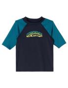 Everyday Upf50 Ss Boy Tops T-shirts Short-sleeved Navy Quiksilver
