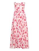 Bardot Lola Corset Midi Dress Rosa