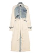 Dayly Trench Trench Coat Rock Cream AllSaints