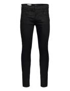 Anbass Trousers Hyperflex Re-Used Bottoms Jeans Slim Black Replay