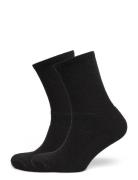 Merino Casual 2-Pack Lingerie Socks Regular Socks Black Alpacasocks&Co