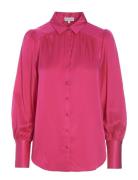 Cadence Tops Shirts Long-sleeved Pink Dea Kudibal