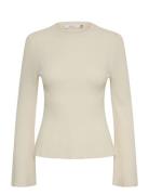 Gestuz Antaligz Peplum Wool Pullover Kräm