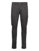Jaan Trousers Slim Hypercargo Color Bottoms Jeans Slim Black Replay