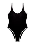 Cora Swimsuit Baddräkt Badkläder Black Rethinkit