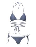 Soft Wrap Bikini - Rotate X Reina Olga Bikini Blue ROTATE Birger Chris...