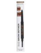 Makeup Revolution Duo Brow Definer Pencil Light Ögonbrynspenna Smink B...