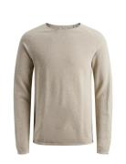 Jack & J S Jjehill Knit Crew Neck Noos Kräm