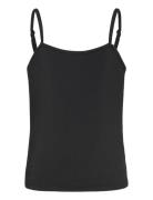 Strap Top Tops T-shirts Sleeveless Black Rosemunde Kids