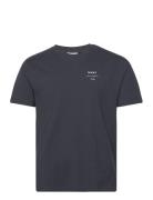Logo Script Ss T-Shirt Tops T-shirts Short-sleeved Black GANT