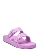 Flip Flops Buckles Shoes Summer Shoes Sandals Purple Mango