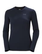 W Hh Lifa Active Solen Ls Sport T-shirts & Tops Long-sleeved Navy Hell...