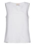 Fqlava-To Tops Blouses Sleeveless White FREE/QUENT