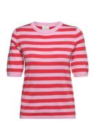 Kaffe Kalizza Striped Knit Rosa