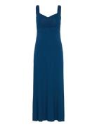 Dress Maxiklänning Festklänning Blue Rosemunde
