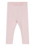 Leggings Rib Bottoms Leggings Pink Huttelihut