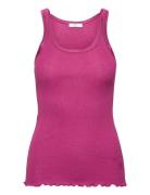 Coster Copenhagen Cc Heart Poppy Silk Camisole Rosa