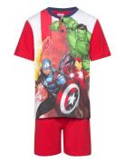 Pyjama Pyjamas Set Red Marvel