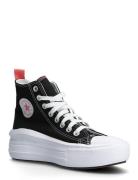 Ctas Move Hi Black/Pink Salt/White Höga Sneakers Multi/patterned Conve...