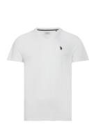 Uspa T-Shirt V-Neck Cem Men Tops T-shirts Short-sleeved White U.S. Pol...
