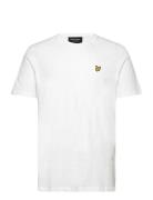Slub T Shirt Tops T-shirts Short-sleeved White Lyle & Scott