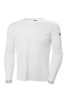 Hh Tech Crew Ls Sport T-shirts Long-sleeved White Helly Hansen