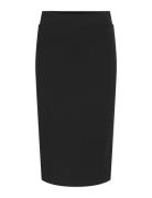 Vilie Hw Tube Skirt - Noos Knälång Kjol Black Vila