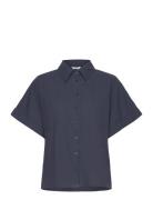 Katin-M Tops Shirts Short-sleeved Blue MbyM
