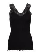 Rosemunde Rwbernadine Sl Lace Top Svart