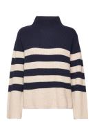 Soaked In Luxury Slmolina Stripe Pullover Ls Multi/patterned