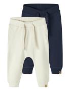 Nbntakki 2P Sweat Pant Noos Bottoms Sweatpants Navy Name It