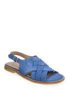 Sandals - Flat - Open Toe - Op Platta Sandaler Blue ANGULUS