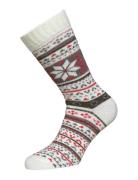 Winter Alpaca Star 1-Pack Lingerie Socks Regular Socks Cream Alpacasoc...