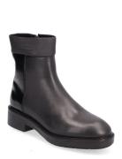 Calvin Klein Rubber Sole Ankle Boot Lg Wl Svart