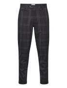 Les Deux Como Check Wool Mélange Suit Pants Brun