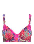 Playa Del Carmen Uw Gathered Full Cup Bikini Top Swimwear Bikinis Biki...