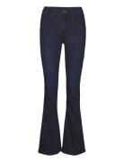 Nmsallie Hw Flare Jean Vi241Db Fwd Noos Bottoms Jeans Flares Blue NOIS...
