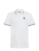 Heritage Piped Polo With Over D Logo Sport Polos Short-sleeved White O...