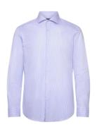 H-Hank-Spread-C1-222 Tops Shirts Business Blue BOSS