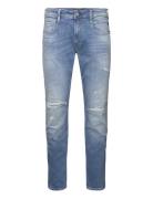 Replay Anbass Trousers Slim 573 Online Blå