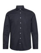 Bruun & Stengade Bs Hamlin Slim Fit Shirt Marinblå