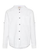 Shirt Ls Tops Shirts Long-sleeved Shirts White Minymo