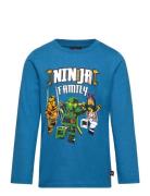 Lwtano 203 - T-Shirt L/S Tops T-shirts Long-sleeved T-shirts Blue LEGO...