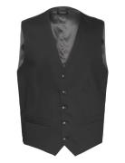 Technical Stretch Waistcoat Kostymväst Black Lindbergh Black